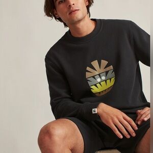 BONOBOS FIELDER Fleece Graphic Crewneck Sweatshirt